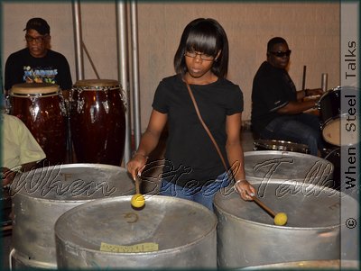 Legends Stars Steel Band at practice