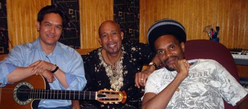 In studio: Mark Loquan/Ken Philmore/Junior 'Ibo' Joseph