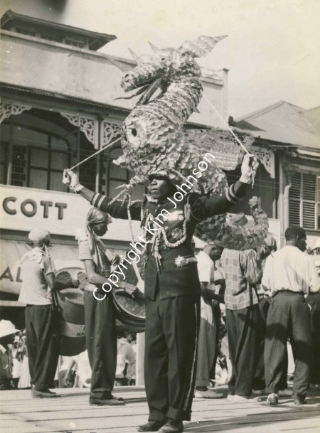 Fancy sailor from an unknown band, downtown POS (1950)