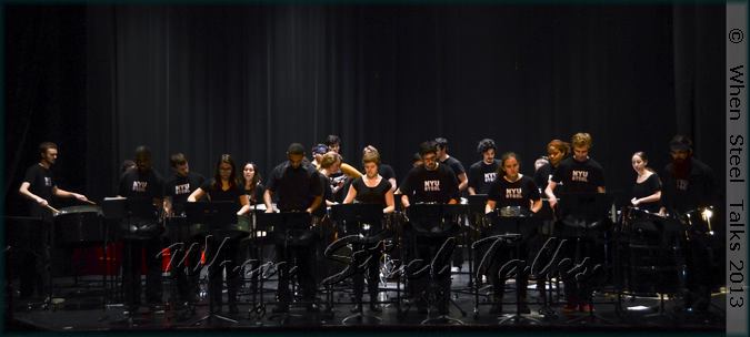 NYU Steel performs at their Fall 2013 concert