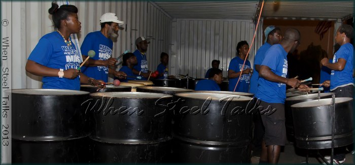 Harmony Steel Orchestra at their 2013 Yard Opening