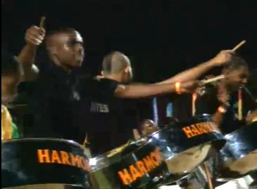 Harmonites Steel Orchestra compete in St. Lucia's 2013 National Steelband Panorama