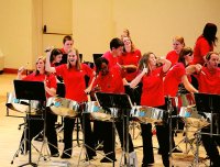 Central College Flying Pans Steel Band, directed by Stan Dahl, assistant professor of music, kicked off its 2011 Spring Break Tour throughout the Midwest recently and performed during a special post-tour concert held Sunday, March 20, in Douwstra Auditorium