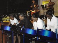 The EMC Steel Band in collaboration with the percussionists gave a scintillating performance at the recently held School of Music 50th Anniversary Service of Thanksgiving and Celebration
