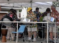Steelband performs at Goombay festival