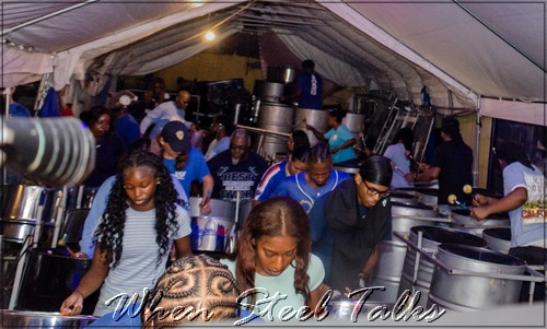 Despers USA Steel Orchestra during its recording session