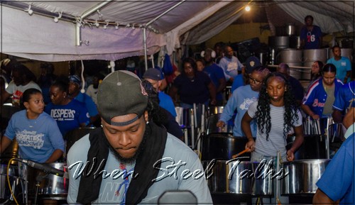 Despers USA Steel Orchestra during its recording session