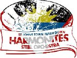 Band logo of Harmonites Steel Orchestra - Antigua - When Steel Talks