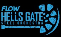 Band logo of Hells Gate Steel Orchestra - Antigua - When Steel Talks