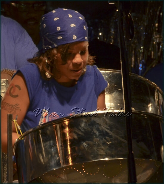 Chanelle Walker with Sonatas Steel Orchestra