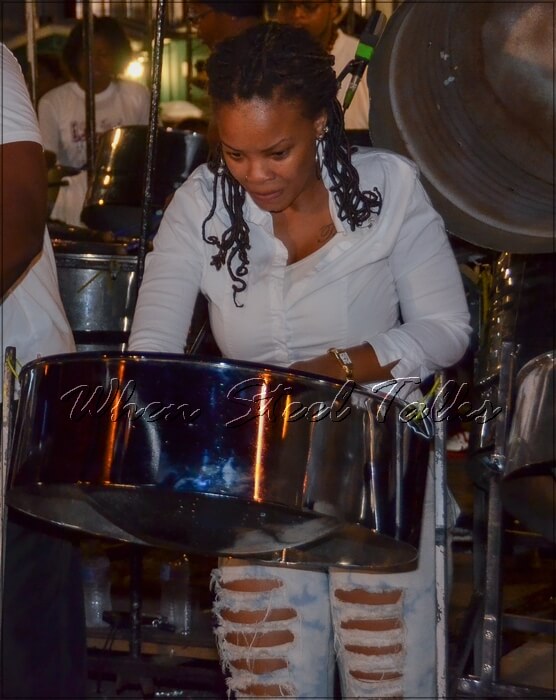 Chanelle Walker with Sonatas Steel Orchestra